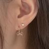 14k Ribbon Drop One Touch Earrings (1 Pair)