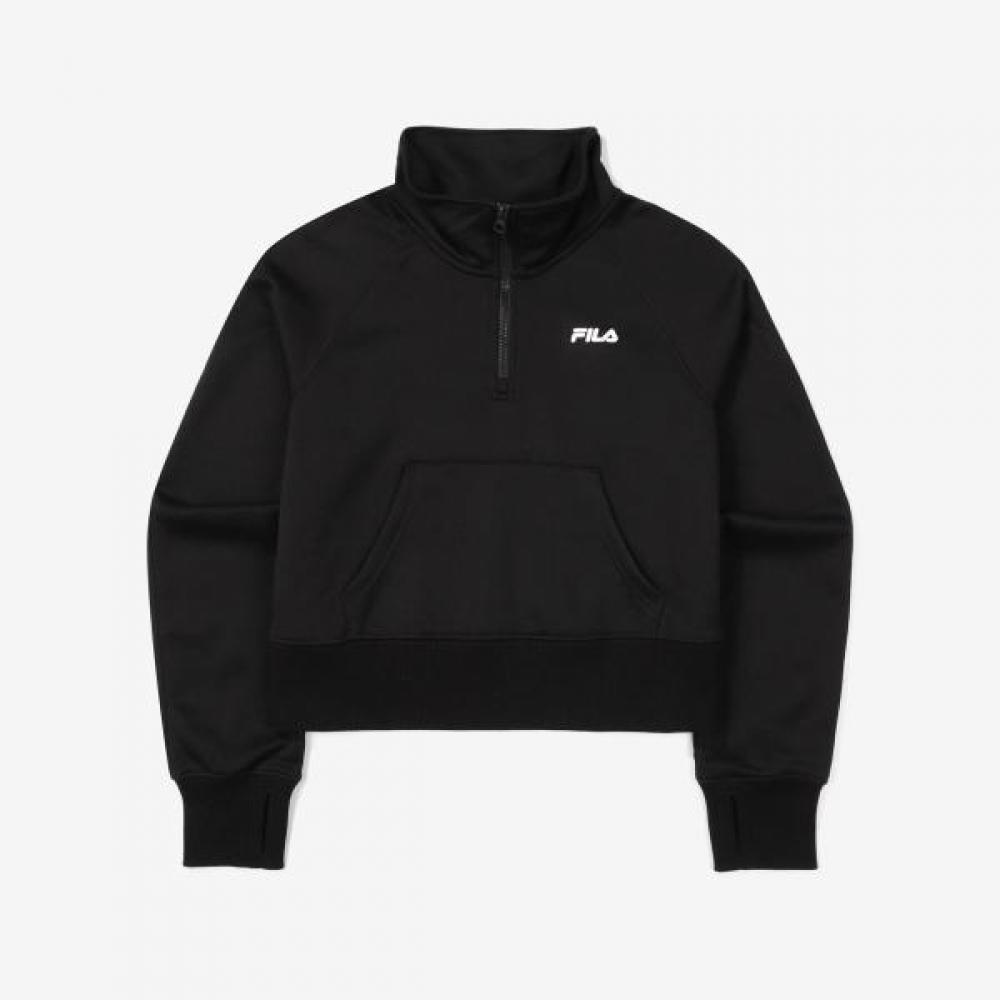 

Fila Stretch Fleece Half Zip Sweatshirt blacks/90