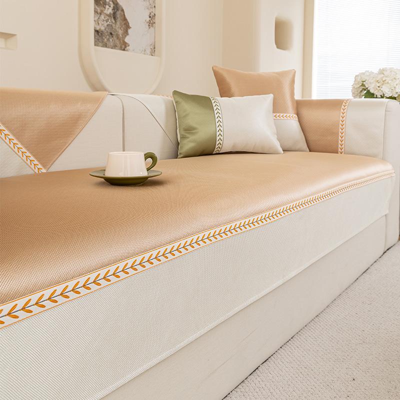 

Чехол на подушку для дивана, подушка для сиденья, летний современный простой противоскользящий, освежающий чехол для дивана, коврик для дивана 70X70cm 1pc