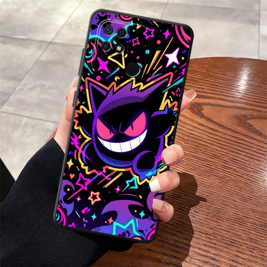 Anime Pokemon Gengar Handyhülle Case für Xiaomi Redmi 14C A1 A2 Plus K40 K80 Pro 9 A5 A3 12C A4 13C 10
