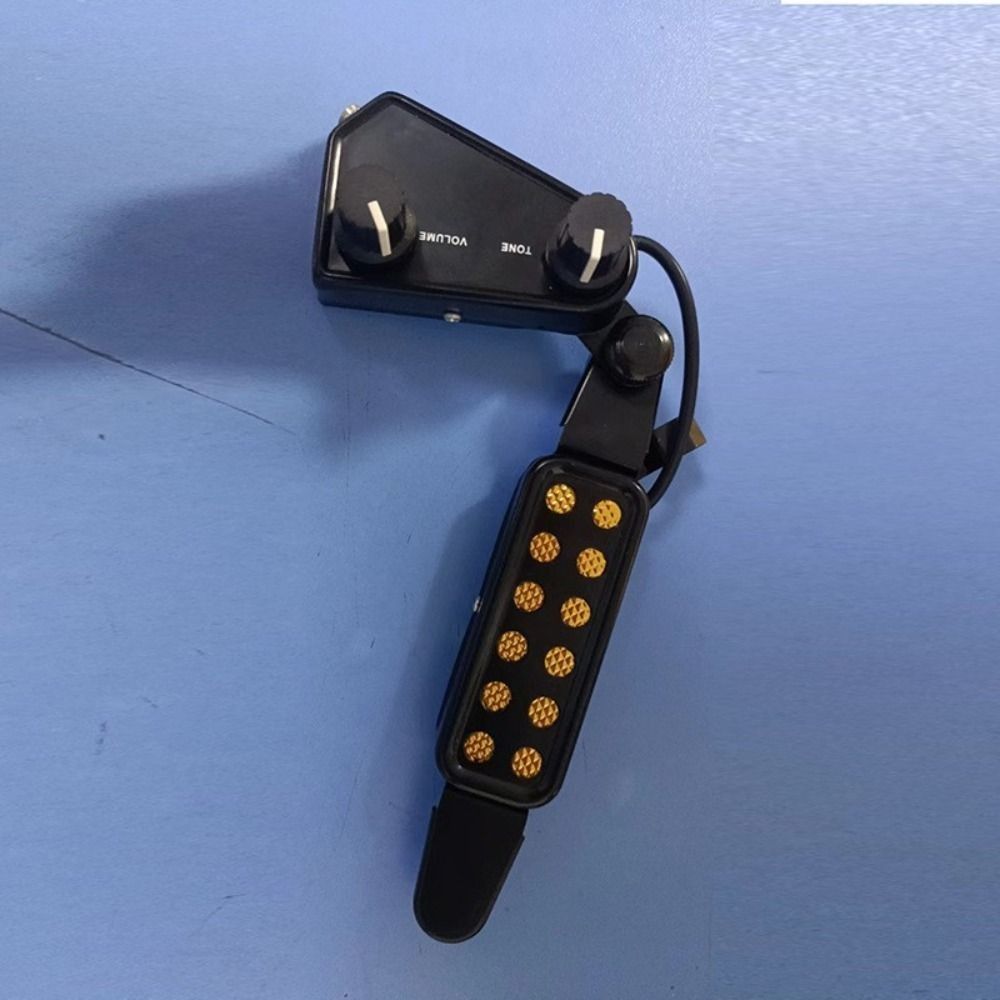 12-Hole Design Acoustic Guitar Pickup Adjustable Volume Soundhole Pickup  Home Recording