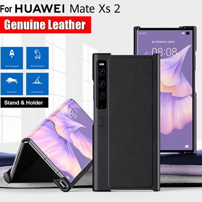 Echtes Leder Für Huawei Mate Xs 2 Xs2 Fall Ultra Dünne Falten Stehen Zurück Abdeckung Für Huawei Mate Xs 2 5g Fall Fundas Capa
