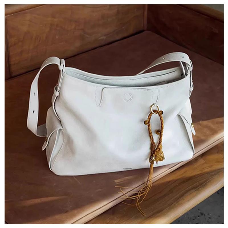 EverToner Braided Rope Keychain for Women Leather Songmont mountain with Matsuyu stone crysta Purse Keys Backpack Pendant
