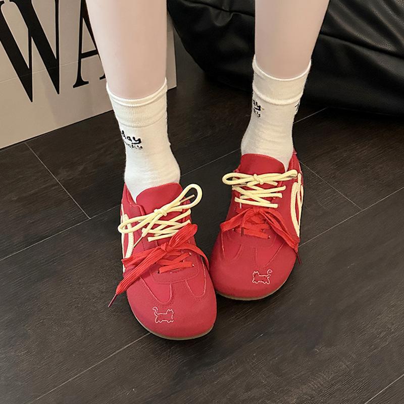 Fashion retro versatile classic lace-up Dexun shoes women's 2025 new summer comfortable and lightweight Forrest Gump shoes board shoes