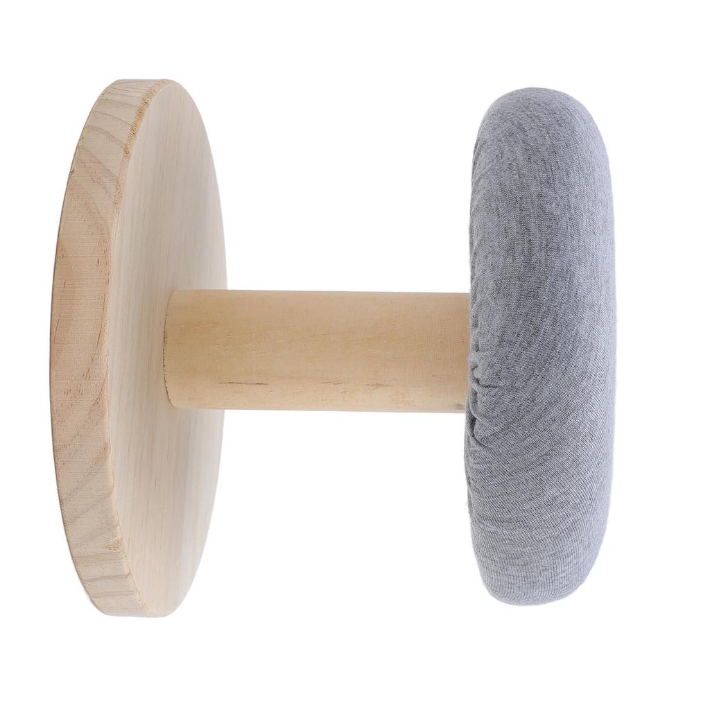 Ironing Board Stool Multifunctional Stable Solid Wood Small Round Ironing Board Stool for Home