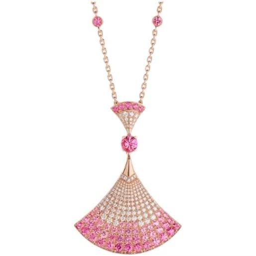 

New Necklace, Jade Powder Necklace, Women s Light Luxury Temperament, High-end Sense, Fashionable Sweater Chain