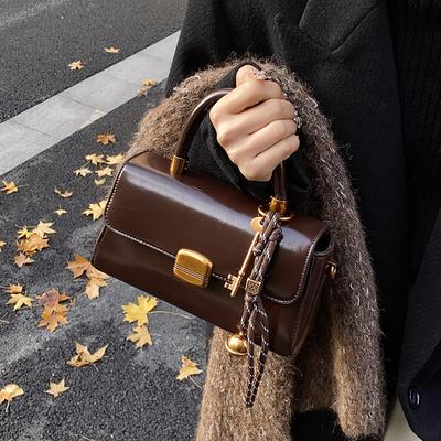 Premium Retro Tasche Damen Neue Herbst- und Winter-Vielseitige Umhängetasche Mode Tragbare Kleine Quadratische Tasche Trend