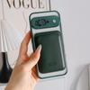 Clear Wireless Charge Magnetic Case For Google Pixel 9 Pro XL 9A 8A 7A PU Leather Card Holder Shockproof Lens Protection TPU Phone Cover