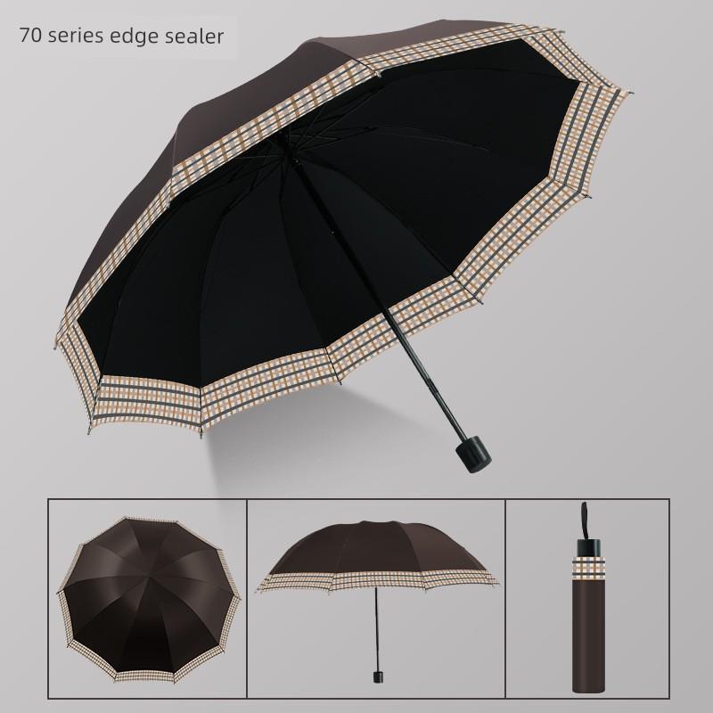 High-End Vinyl Oversized Umbrella, Reinforced and Thickened, Dual-Purpose for Sun and Rain, Suitable for Two to Three People, Unisex, Sunshade and