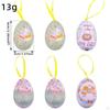 6 Pieces Easter Egg Hanging Ornaments Tree Decor Basket Fillers Ornament