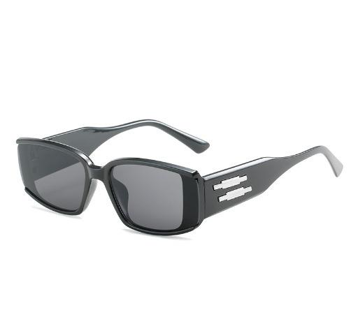 Vintage Black Square Sunglasses Woman Luxury Small Rectangle Sun Spectacles Female Gradient Clear Mirror Oculos De So