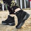Outdoor Wanderschuhe Herren Stiefel Rutschfest Schnürschuhe Atmungsaktiv Hochschaftstiefel Verschleißfest Langlebig Freizeitschuhe Herren
