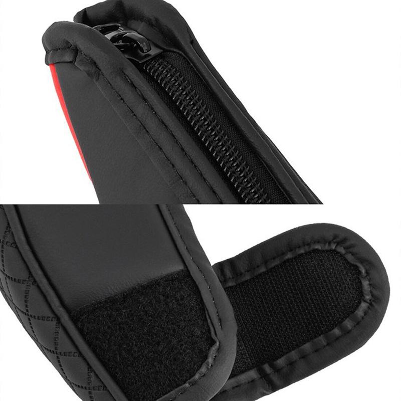 1 stuks Universele Antislip Slijtvaste Schakelpookknop Decoratie Beschermende Interieuraccessoires Auto Schakelhandgreep Hoes Leer