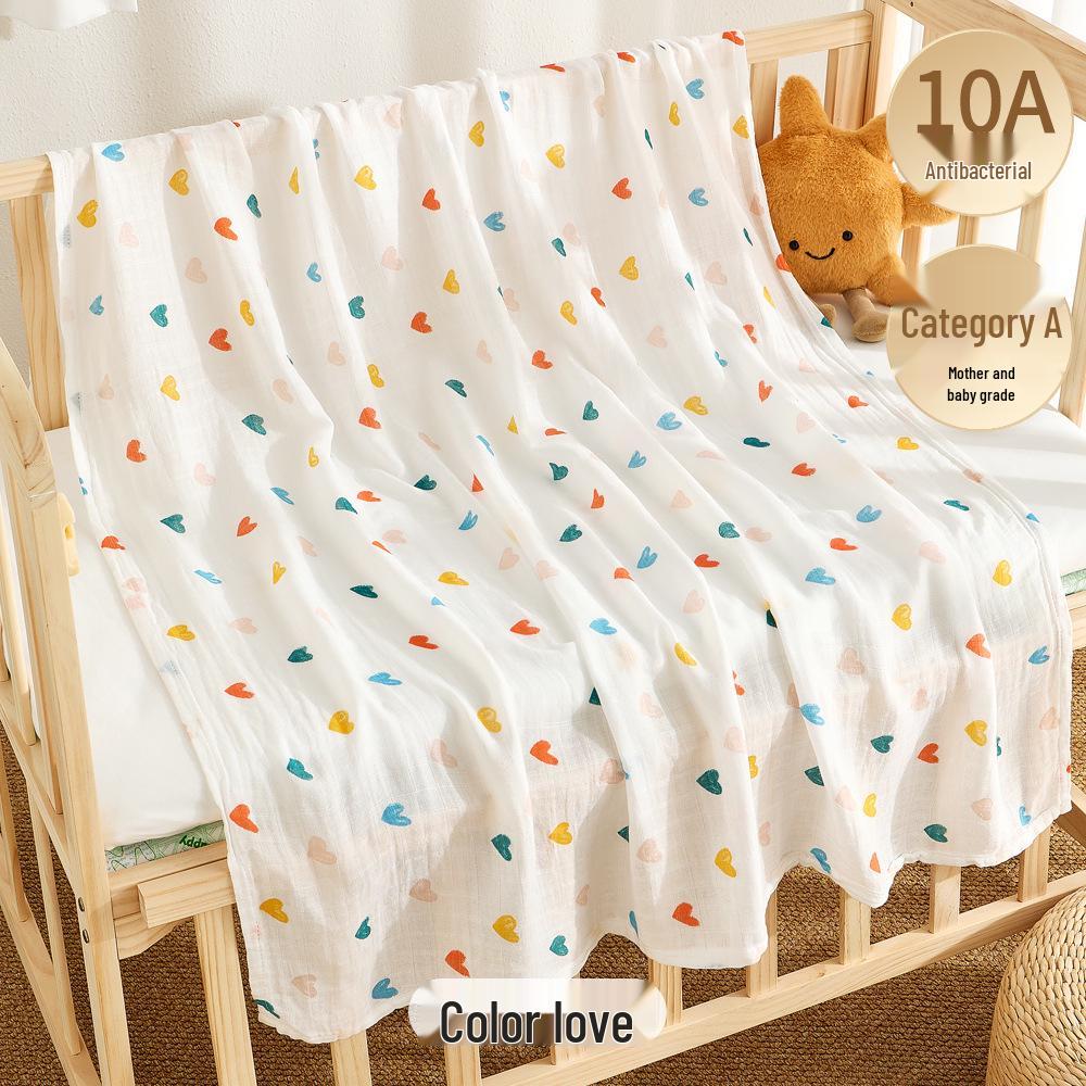 Ultra-thin Baby Cotton Gauze Blanket & Swaddle - Windproof Bath Towel for Newborns