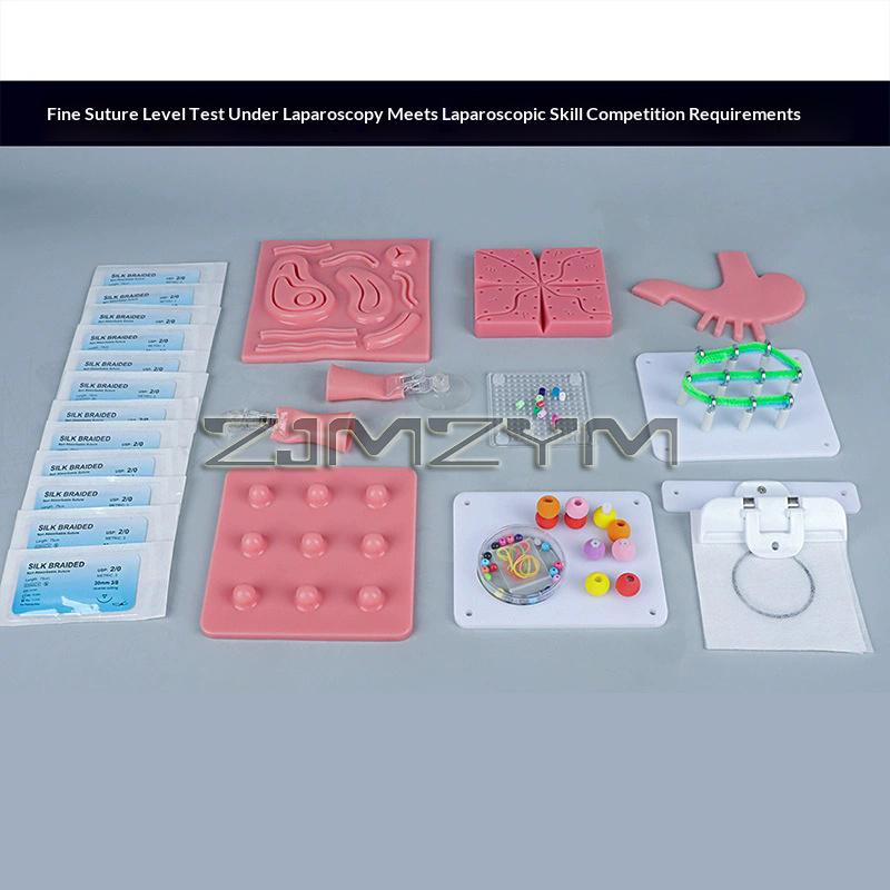 Laparoscopic Simulator Training Box  Laparoscopy Trainer Instruments Camera Needle Holder Medical Teaching Equipment