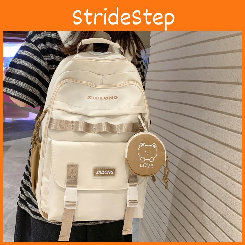 Unisex Nylon City Backpack With Large Storage For School And Leisure Activities