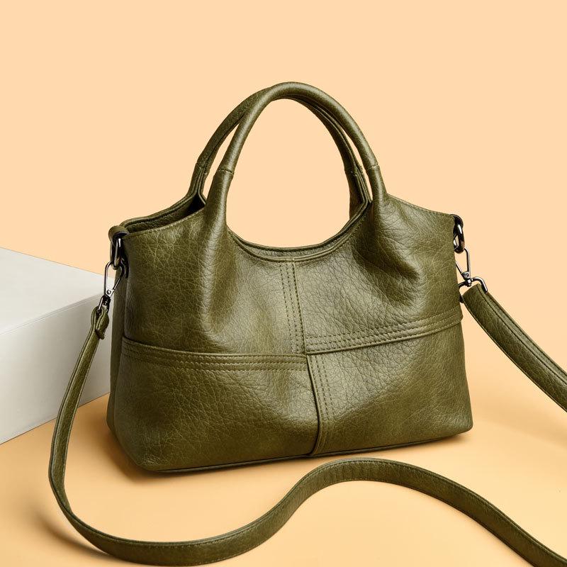 

Женская легкая комбинированная сумка 2025 года - Большая вместимость, Сумка высокого класса для мамы