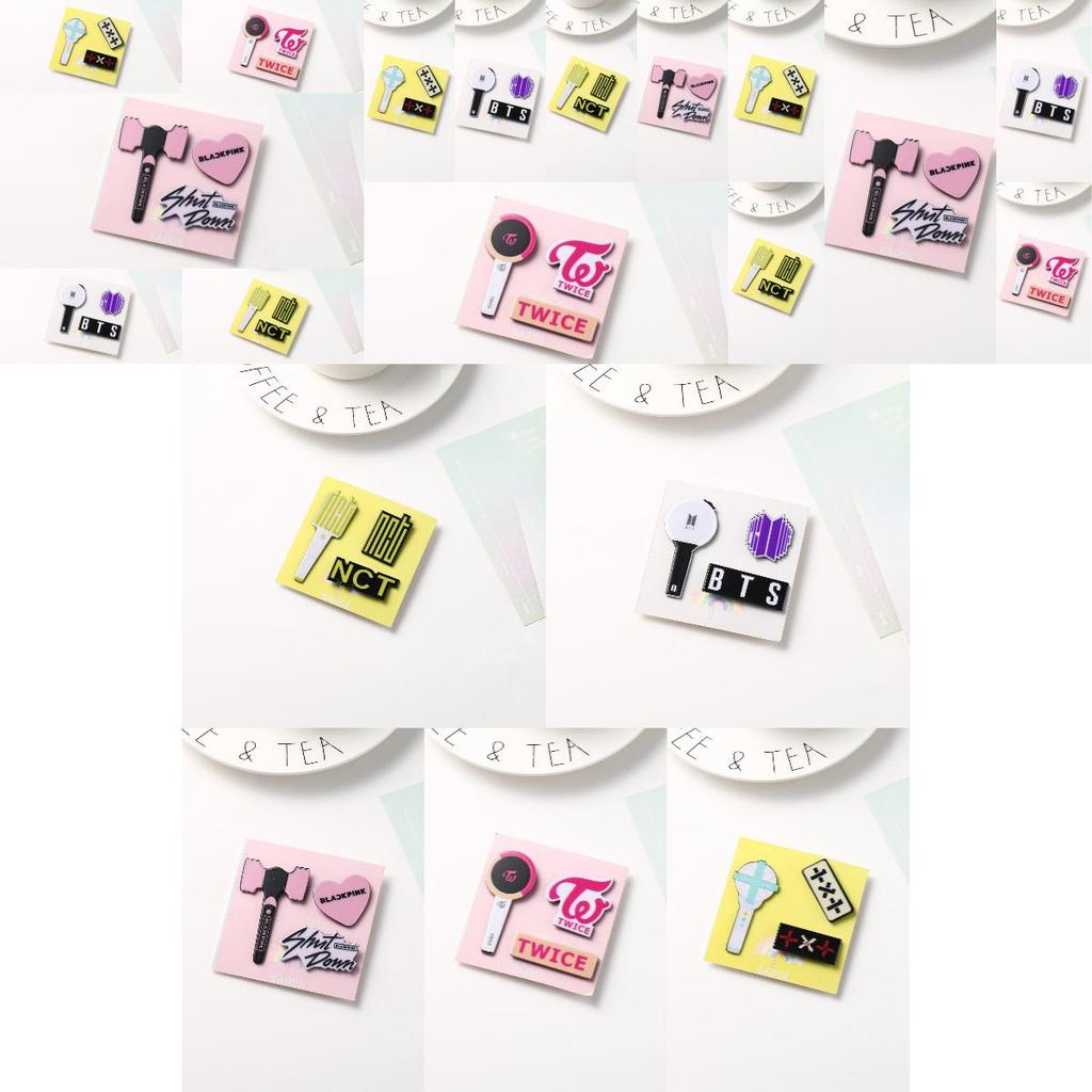 Stray Kids Bulletproof Powder Ink Acrylic Pin Set A Unique And Decorative Addition To Your Outfit