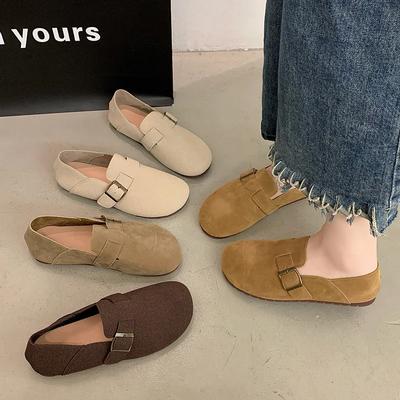 Fashion Women Flats Loafers Shoes Autumn Casual Buckle Shoes 2024 Fashion New Walking Dress Shoes Classic Mujer Cozy Soft Chaussures