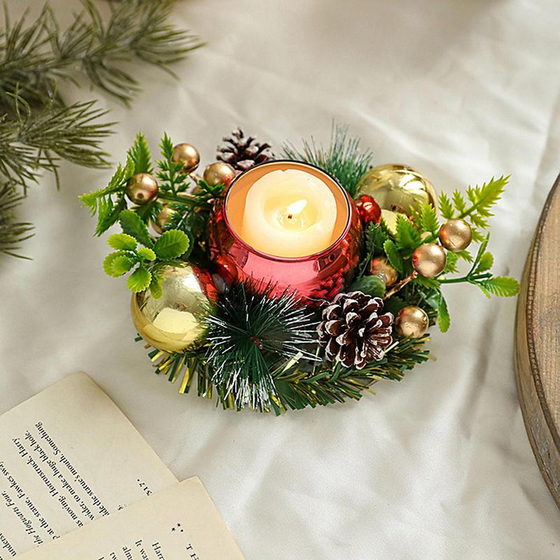 Christmas Candle Holders Decorative Vintage Small Farmhouse Candles Stick Candleholder Rustic Vintage Small Farmhouse Candles