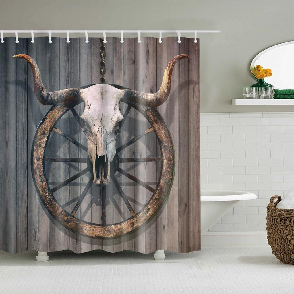 Wild Animals Bath Curtains Lion Leopard Cat Bathroom Decorative Shower Curtains Bathtub Decoration Bath Curtains