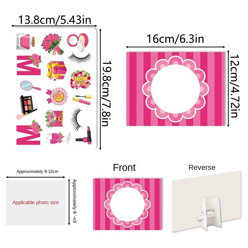 Happy Mother's Day Paper Photo Frames Crafts Kits Mothers Day Picture Holder  Mothers Day Gifts
