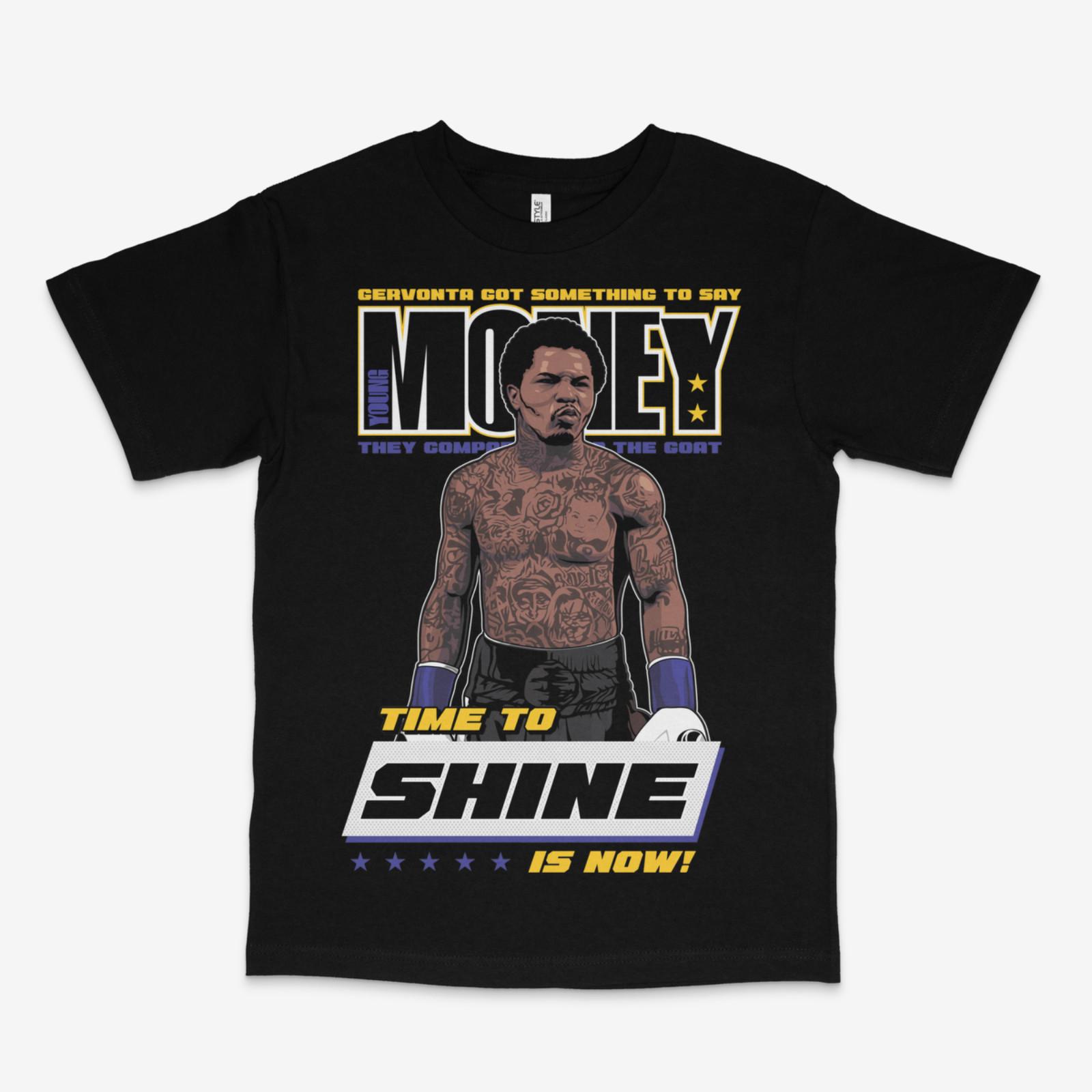 Tank Time to Shine Davis Black Tee S разноцветный