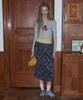 Mejongkeulem Floral Check Layered Skirt_ Black Pink