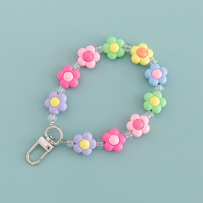 Daisy Floral Keychain Pendant - Creative Car Accessory for Couples and Bags - DIY Decoration with B343.