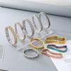 Kalen 9/10/15mm Golden Watch Strap Stainless Steel Bracelet For Men Women High Polished Bangle Party Holiday Jewelry Gifts
