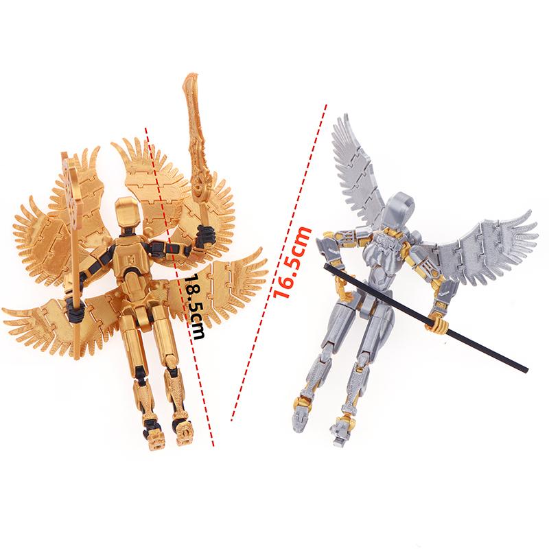 1 Set DIY Dekompressionswerkzeug Lucky 13 Figur Roboter Spielzeug Gelenk Beweglich 3D-Druck Generation Dummy Titan13 Puppe Actionfigur