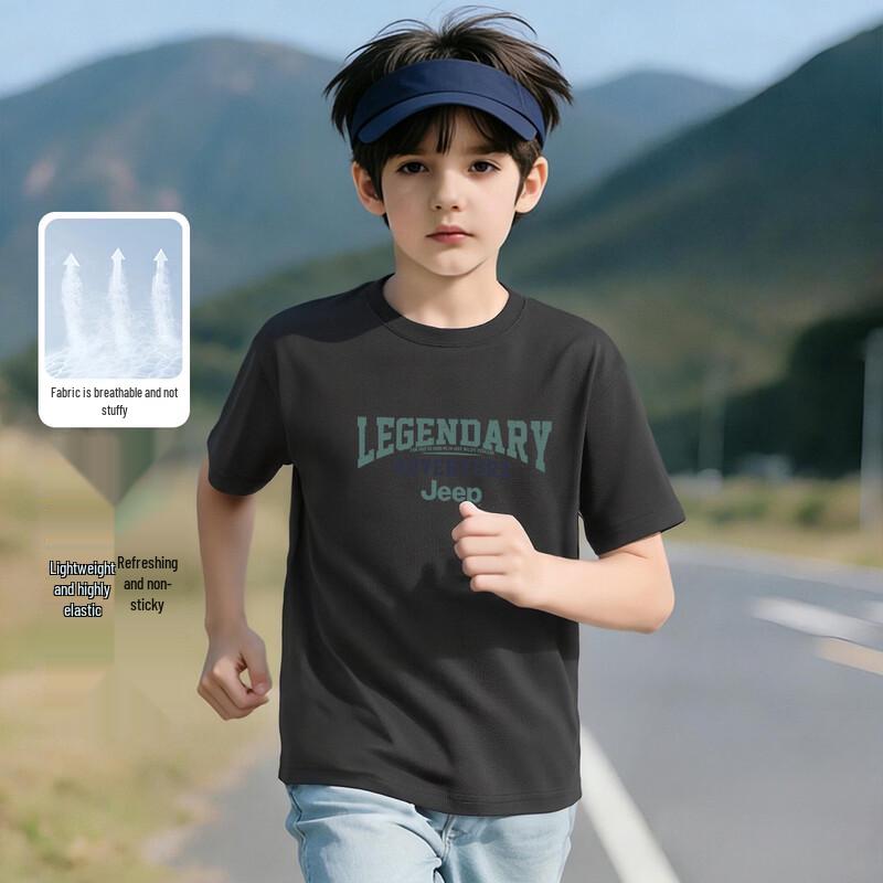 JEEP Boys Cartoon Short Sleeve T-Shirt 150