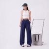Alo Style High Waist Wide Leg Yoga Pants Womens Casual Straight Reflective Print Elastic Woven Trousers