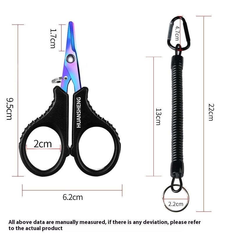 Professional Carp Fishing Tool, 1PC Titanium Coated Scissor Plier, PE Braid Line Cutter Stainless Steel