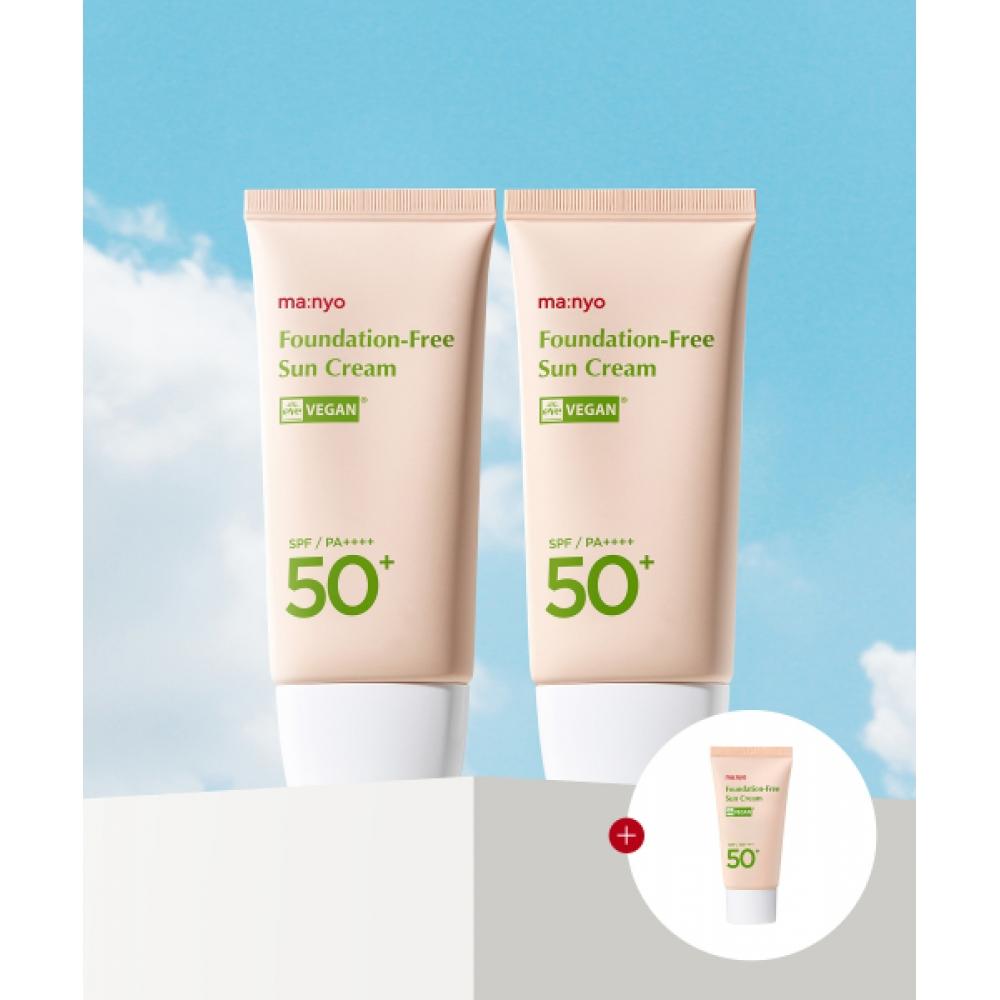 Manyofactory Fadfree Sunscreen 50ml X2  +miniature 15ml Gift none