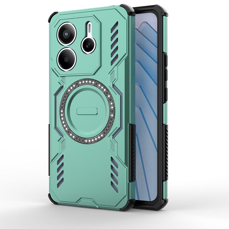 Magnetic Case For Xiaomi Redmi Note 14 5G Cover Redmi Note 14 5G Capas Back Adsorption Wireless Charge Fundas Redmi Note 14 5G