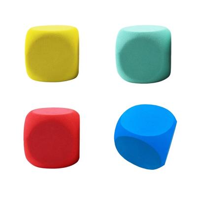 Oversized Dices 10cm Erasable Blank Dices Big EVA Dices Educational Toy Teaching Aids Dices for Education And Party Game