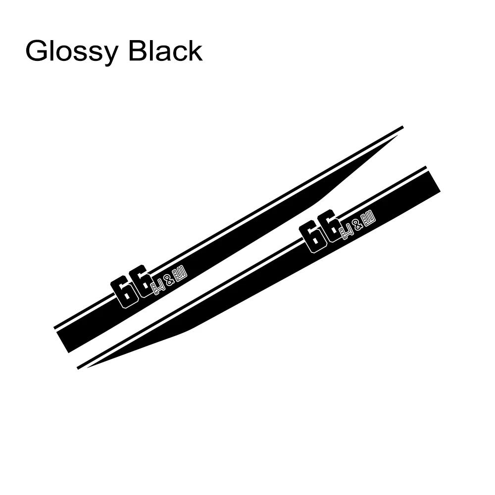 2PCS Car Side Door Creative Sticker Vinyl Waterproof Decor Decals For Mercedes Benz Smart Fortwo W453 W451 Racing Accessories