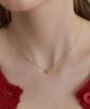 Tatiana (Silver 925) Pretzel Heart And Ball Necklace Nz2181