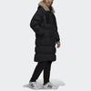 Adidas Regen Puff Long Casual Warm Hooded Down Jacket Men Outerwear Black H11803