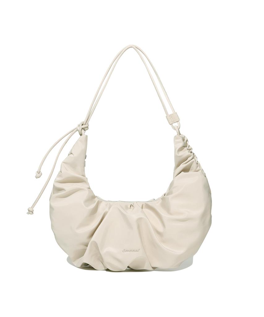 Covernat Woman Clover Heart String Hobo Bag Light Beige