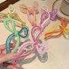 New Ribbon Bow Hair Claw Clips Women Shark Jelly Clear Hairclip Girl Hairpin Crab Barrette Clamp Hair Accessories