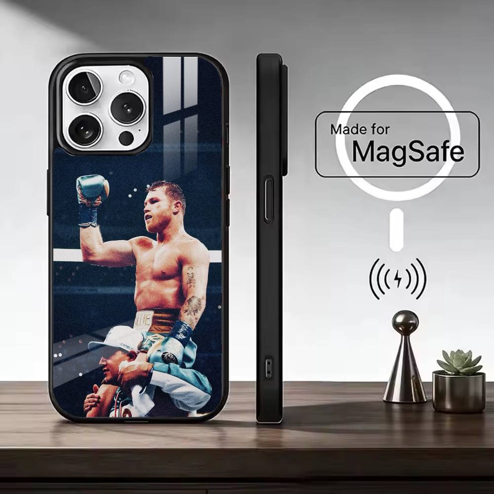 Mexico Boxing Canelo Alvarez Phone Case For iPhone17,16,15,14,13,12,11 Plus,Pro Magnetic For Magsafe Wireless Charging