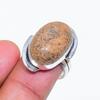 Natural Picture Jasper Gemstone 925 Sterling Silver Jewelry Ring Size 7 ZS-1059