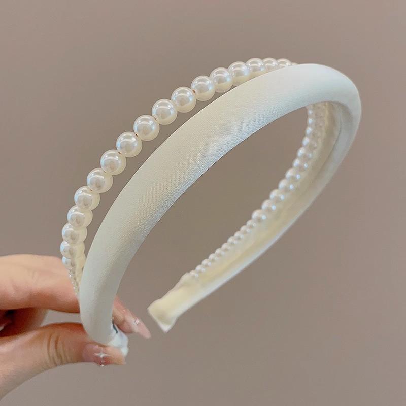 

Женский розовый летний широкий обруч для волос 2023: Головной убор Sweet Temperament для умывания лица