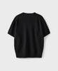 Beulaendideu Terry Boucle V-Neck Half Knit [Black]