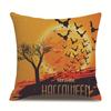 Halloween Linen Pillow Cover Printed Pillow Supply Cushion Cover
