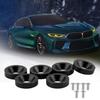 Bolt, M8 Fender Washer-Qiilu6pcs Car Bike Fender Bumper License Plate Frame Engine Cover Washer/Bolt Kit (Black)