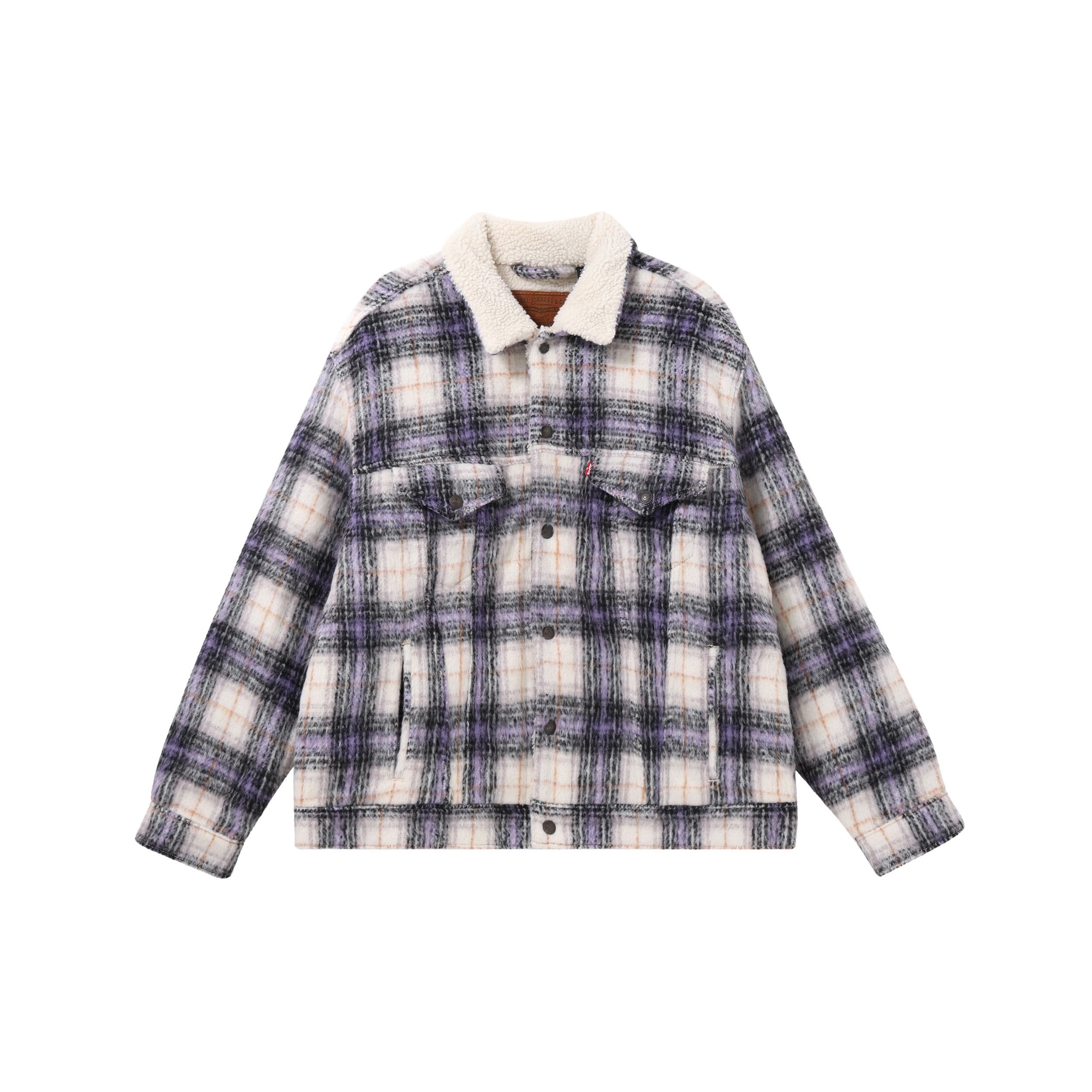 

Levis SS23 Куртка мужская с лацканами на одной пуговице, с длинными рукавами, с принтом в клетку по всей поверхности, многоцветная 79129-0024 M