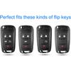 Do etui na kluczyk do Chevroleta z brelokiem, etui na kluczyk z TPU Premium z pełną ochroną do Chevroleta Equinox Camaro Cruze Malibu Sonic Buick Terrain